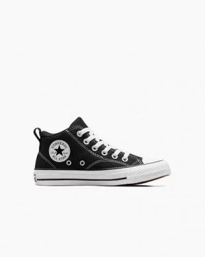 Botas Converse Chuck Taylor All Star Malden Street Niños Negras Blancas Chile | C-21873659