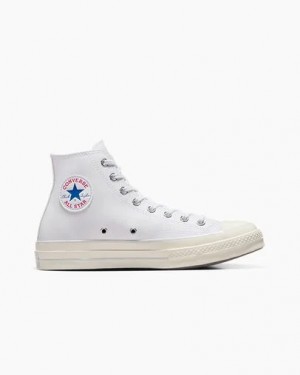 Zapatillas Converse Chuck 70 Leather Hombre Blancas Chile | C-57320949