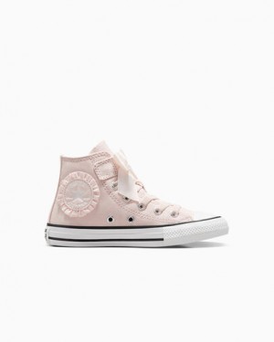 Zapatillas Converse Chuck Taylor All Star Ruffles & Bows Easy-On Niños Rosas Blancas Chile | C-85392419