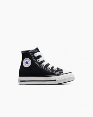 Zapatillas Converse Chuck Taylor All Star Classic Niños Negras Chile | C-79318029