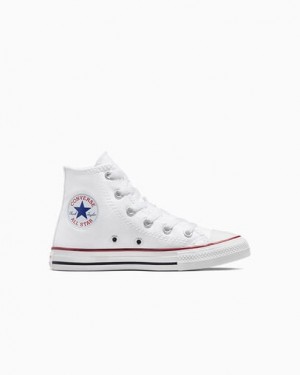 Zapatillas Converse Chuck Taylor All Star Classic Niños Blancas Chile | C-10849379