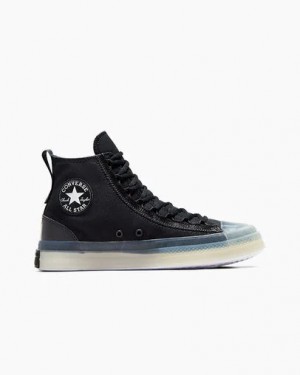 Zapatillas Converse Chuck Taylor All Star CX EXP2 Hombre Negras Blancas Chile | C-96234019