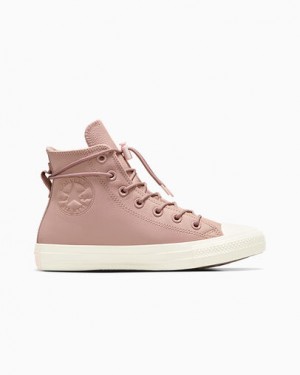 Zapatillas Converse Chuck Taylor All Star Weatherized Leather Hombre Rosas Chile | C-18793469