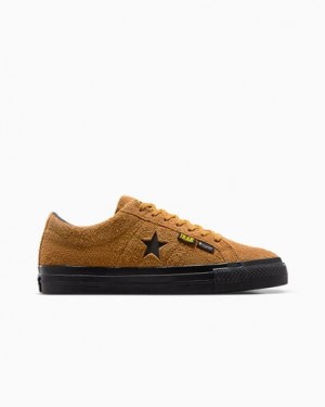 Zapatillas Skate Converse Converse x IRAK NYC One Star Pro Mujer Marrones Negras Chile | C-42978519