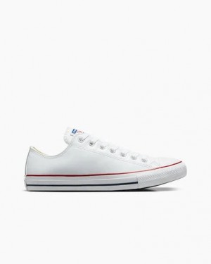 Zapatillas Tenis Converse Chuck Taylor All Star Leather Hombre Blancas Chile | C-56179209