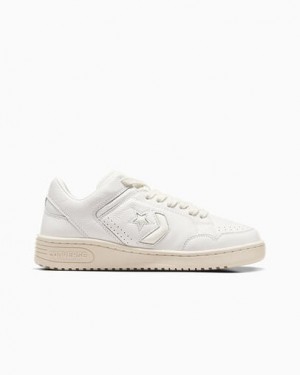 Zapatillas de Baloncesto Converse Weapon Mono Leather Hombre Blancas Beige Chile | C-83125049