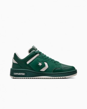 Zapatillas de Baloncesto Converse Weapon Leather Mujer Verde Chile | C-01659479