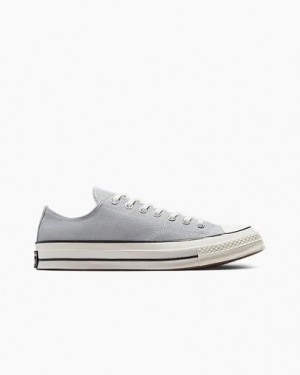 Zapatillas de Lona Converse Chuck 70 Mujer Gris Negras Chile | C-86129459