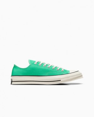 Zapatillas de Lona Converse Chuck 70 Mujer Verde Negras Chile | C-93206459