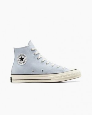 Zapatillas de Lona Converse Chuck 70 Mujer Gris Negras Chile | C-56382799