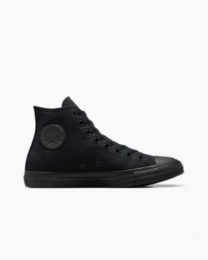 Zapatillas de Lona Converse Chuck Taylor All Star Hombre Negras Chile | C-76509139