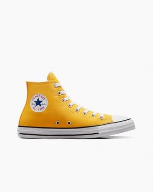 Zapatillas de Lona Converse Chuck Taylor All Star Mujer Limón Chile | C-98562739