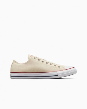 Zapatillas de Lona Converse Chuck Taylor All Star Mujer Beige Blancas Chile | C-59203789