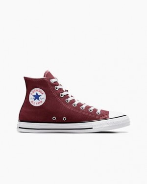 Zapatillas de Lona Converse Chuck Taylor All Star Mujer Burdeos Chile | C-26370489