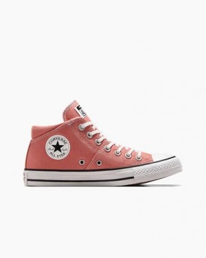 Zapatillas de Lona Converse Chuck Taylor All Star Madison Mujer Coral Blancas Negras Chile | C-19347089