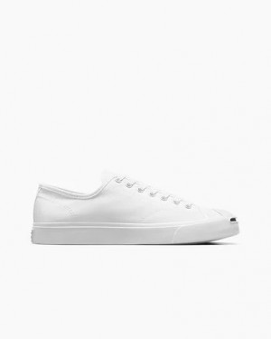 Zapatillas de Lona Converse Jack Purcell Mujer Blancas Negras Chile | C-60142959