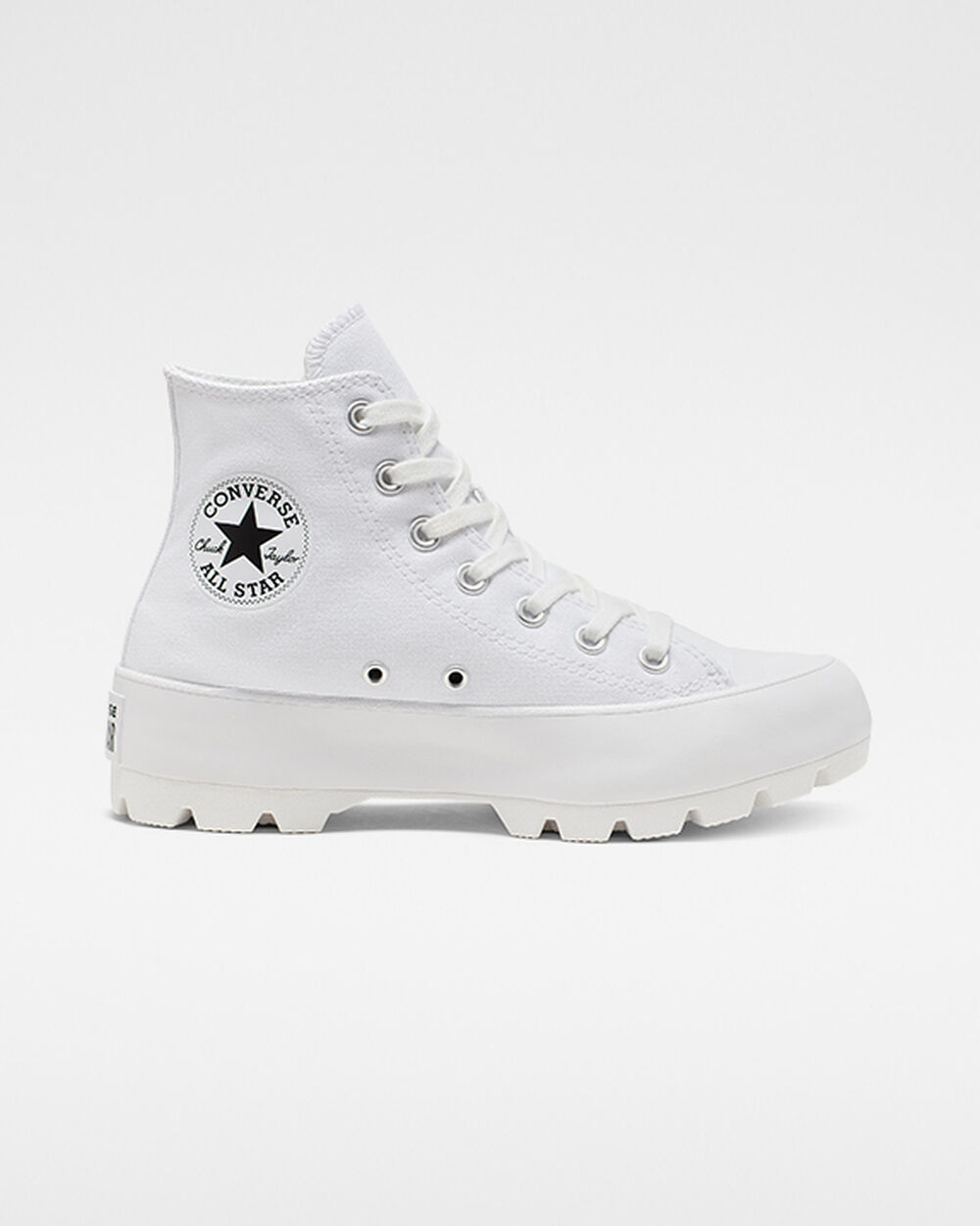 Botas de Invierno Converse Chuck Taylor All Star Lugged Mujer Blancas Negras Blancas | Chile-63471