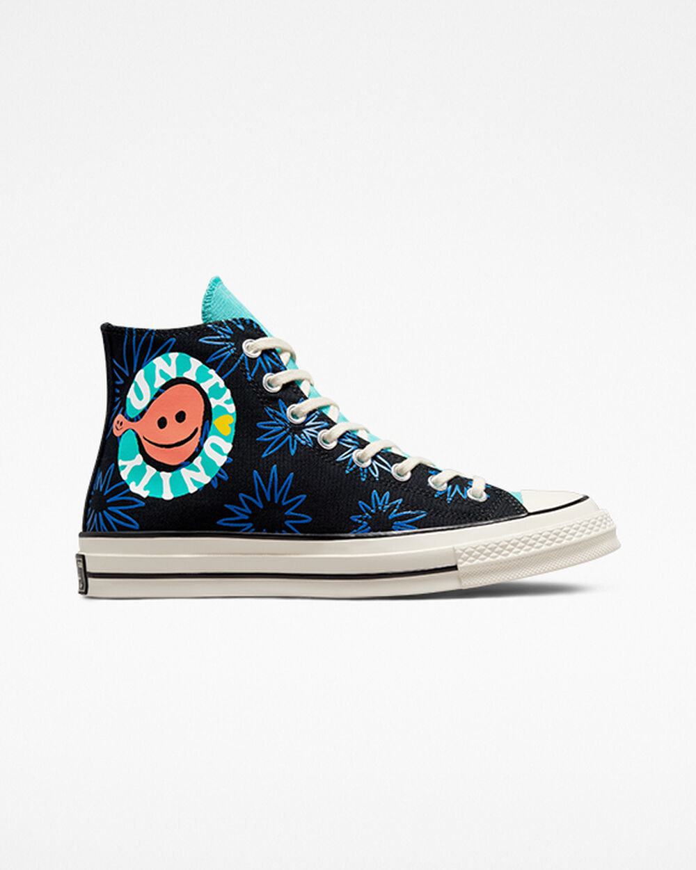 Zapatillas Converse Chuck 70 Hombre Negras Azules Turquesa Azul Real | Chile-71038