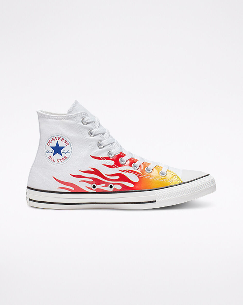 Zapatillas Converse Chuck Taylor All Star Hombre Blancas Rojas Amarillo | Chile-02167