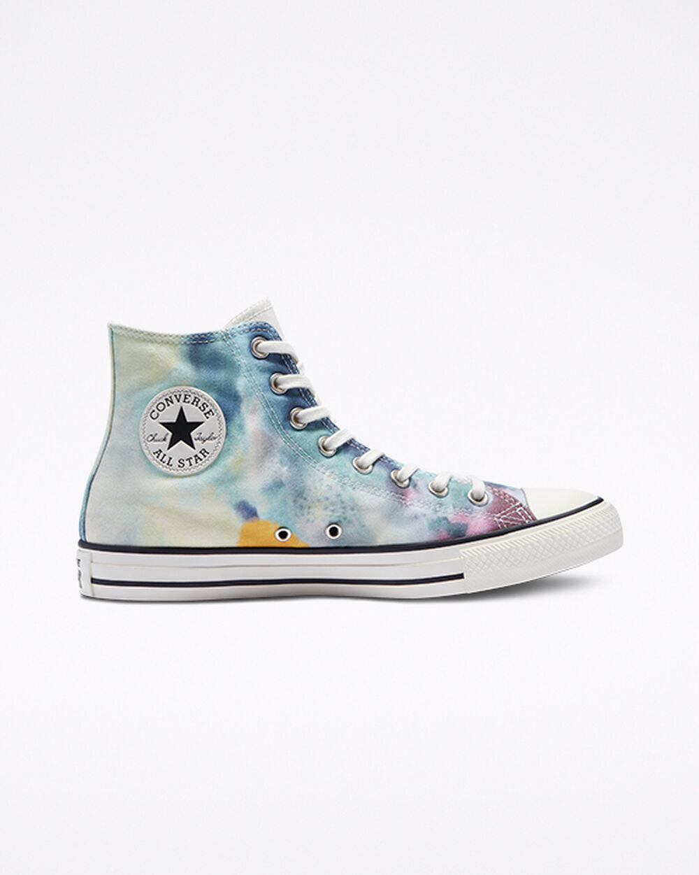 Zapatillas Converse Chuck Taylor All Star Hombre Blancas Multicolor Negras | Chile-24798