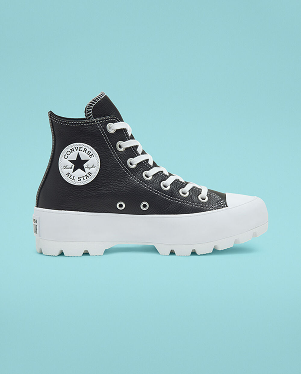 Zapatillas Converse Chuck Taylor All Star Mujer Negras Blancas | Chile-51734