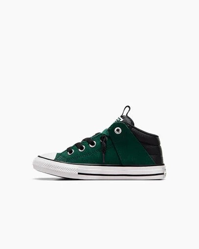 Botas Converse Chuck Taylor All Star Axel Sporty Easy-On Niños Verde Negras Blancas Chile | C-49603759