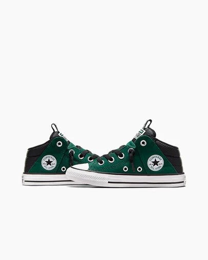 Botas Converse Chuck Taylor All Star Axel Sporty Easy-On Niños Verde Negras Blancas Chile | C-49603759