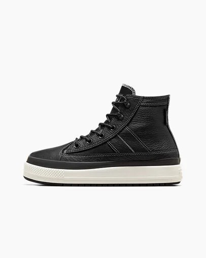 Botas Converse Chuck Taylor All Star Equip Waterproof Hombre Negras Blancas Chile | C-14865329