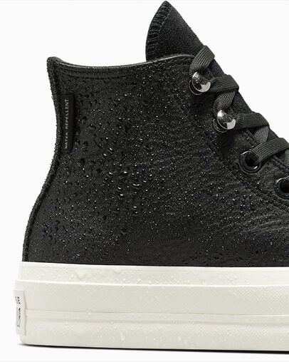 Botas Converse Chuck Taylor All Star Lift Platform Water Repellent Leather Mujer Negras Chile | C-96125349