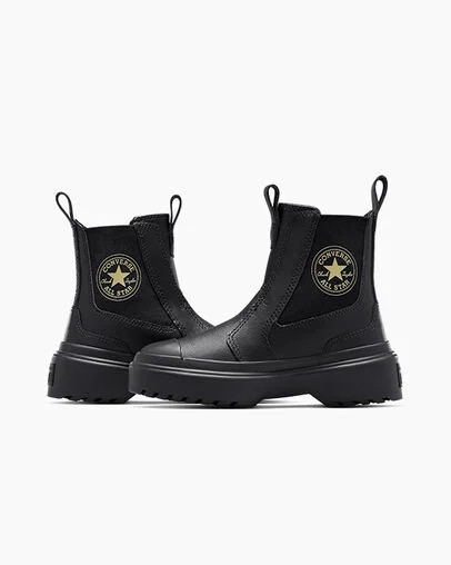 Botas Converse Chuck Taylor All Star Lugged Niños Negras Chile | C-63107549