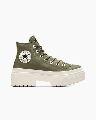 Botas Converse Chuck Taylor All Star Lugged Heel Platform Waterproof Mujer Verde Oscuro Negras Chile | C-45629089