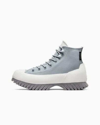 Botas Converse Chuck Taylor All Star Lugged 2.0 Platform Leather Mujer Plateadas Gris Chile | C-53480199