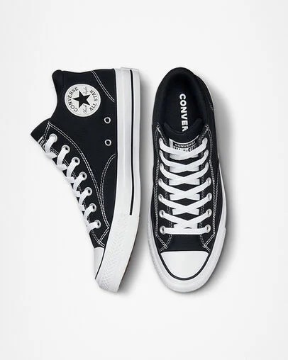 Botas Converse Chuck Taylor All Star Malden Street Hombre Negras Blancas Chile | C-72148359