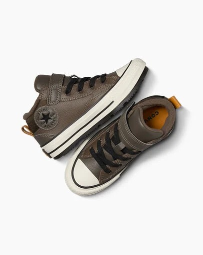 Botas Converse Chuck Taylor All Star Malden Street Niños Marrones Negras Chile | C-52468099