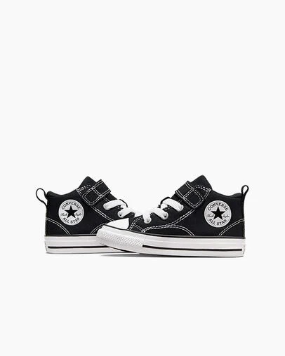 Botas Converse Chuck Taylor All Star Malden Street Niños Negras Blancas Chile | C-67183409