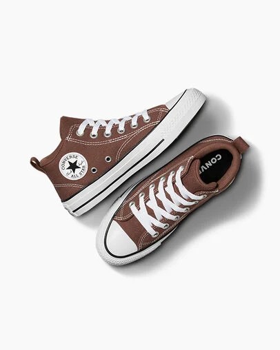 Botas Converse Chuck Taylor All Star Malden Street Niños Marrones Blancas Negras Chile | C-42790169