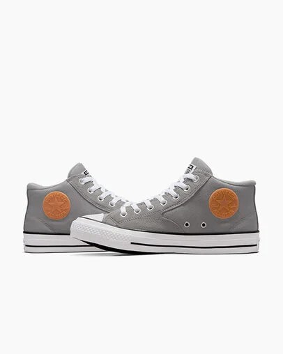 Botas Converse Chuck Taylor All Star Malden Street Hombre Gris Naranjas Blancas Chile | C-92186349