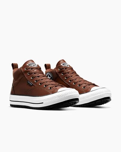 Botas Converse Chuck Taylor All Star Malden Street Hombre Marrones Marrones Blancas Chile | C-23615049