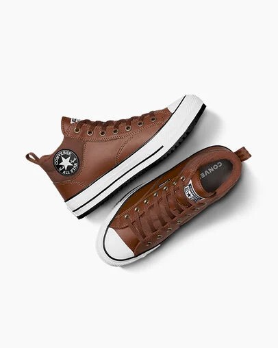 Botas Converse Chuck Taylor All Star Malden Street Hombre Marrones Marrones Blancas Chile | C-23615049