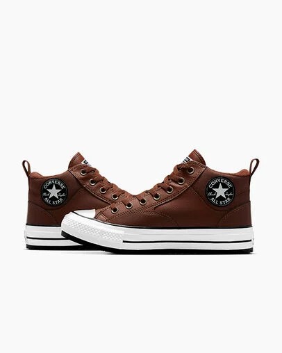 Botas Converse Chuck Taylor All Star Malden Street Hombre Marrones Marrones Blancas Chile | C-23615049