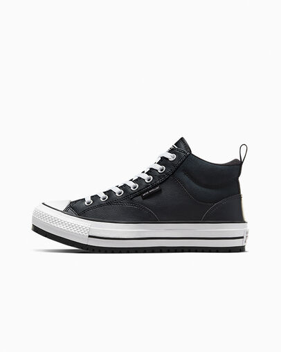 Botas Converse Chuck Taylor All Star Malden Street Mujer Negras Blancas Chile | C-95124739