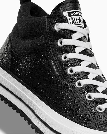 Botas Converse Chuck Taylor All Star Malden Street Mujer Negras Blancas Chile | C-95124739