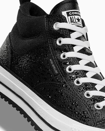 Botas Converse Chuck Taylor All Star Malden Street Hombre Negras Blancas Chile | C-53726419