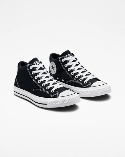 Botas Converse Chuck Taylor All Star Malden Street Mujer Negras Blancas Chile | C-90357819