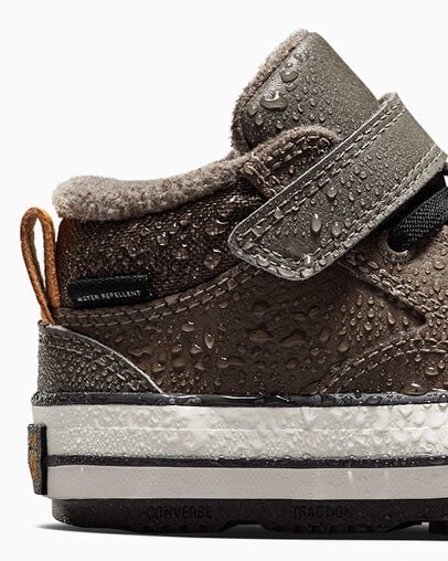 Botas Converse Chuck Taylor All Star Water-Repellent Malden Street Niños Marrones Negras Chile | C-73456909