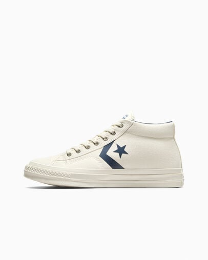 Botas Converse Star Player 76 Hombre Blancas Azul Marino Azules Chile | C-07589649