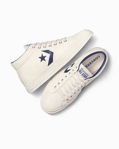 Botas Converse Star Player 76 Hombre Blancas Azul Marino Azules Chile | C-07589649