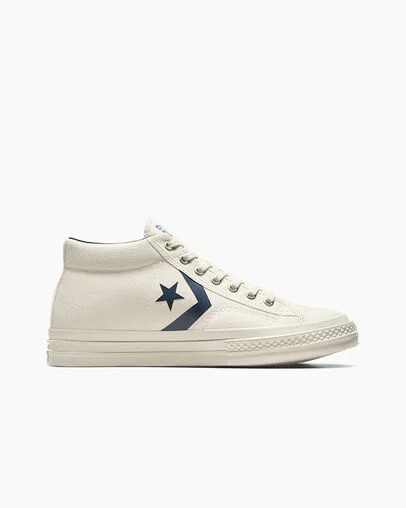 Botas Converse Star Player 76 Hombre Blancas Azul Marino Azules Chile | C-07589649