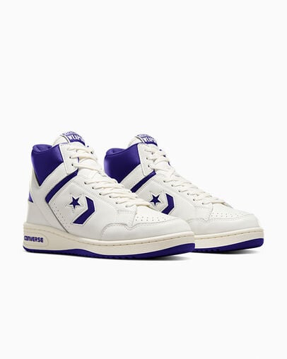 Botas Converse Weapon Mujer Moradas Blancas Chile | C-05436989