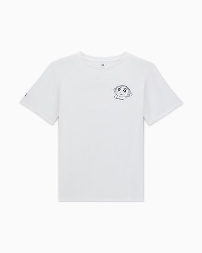 Camiseta Converse Converse x Coraline Hombre Blancas Chile | C-18692039